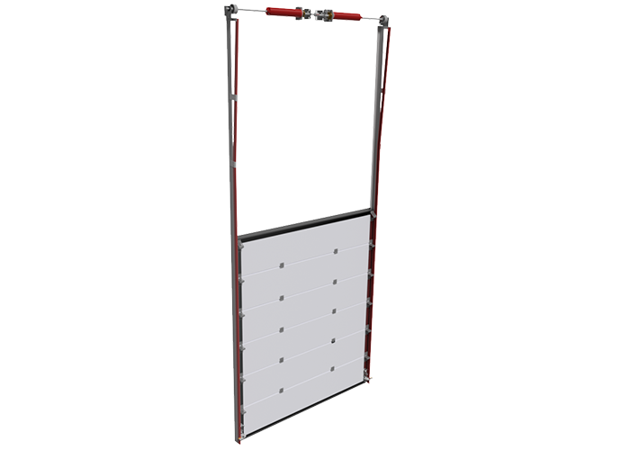 Vertikale Führung – Sturzhöhe H + 600 mm