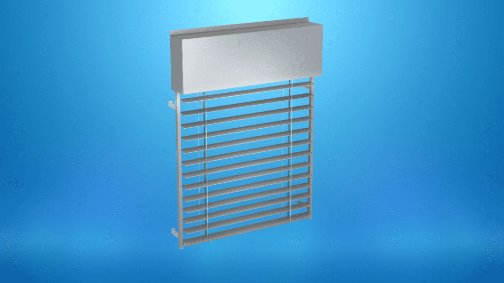 C80 Raffstore System mit 80 Millimeter C-Lamellen
