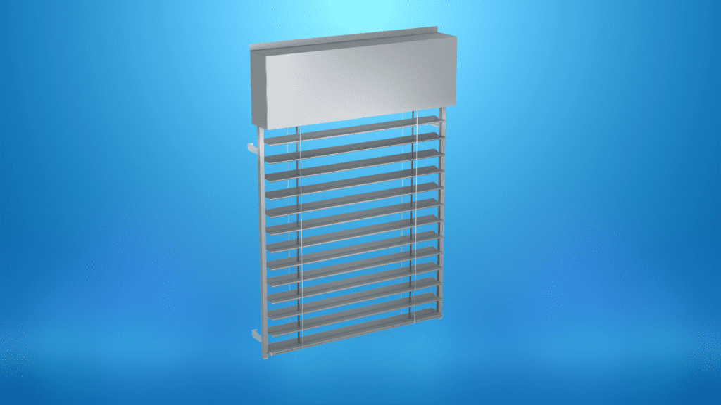 Z90 Raffstore System mit 90 Millimeter Z-Lamellen